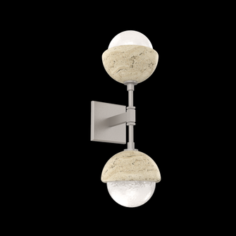 Cabochon Double Sconce (1289|IDB0093-02-BS-WL-L1-TR)