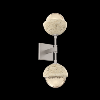 Cabochon Double Sconce (1289|IDB0093-02-BS-A-L3-TR)