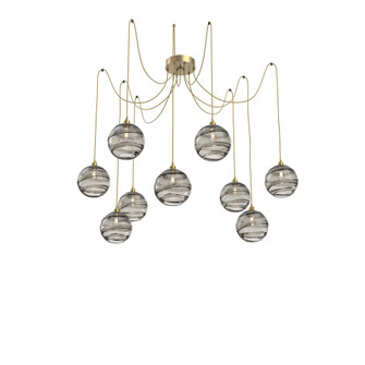 Terra Round 9pc Swag Multi-Pendant (1289|SCB0047-09-GB-OS-C01-E2)