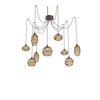 Misto Round 9pc Swag Multi-Pendant (1289|SCB0048-09-FB-OB-C01-E2)