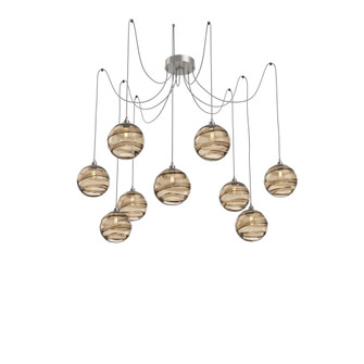 Terra Round 9pc Swag Multi-Pendant (1289|SCB0047-09-BS-OB-C01-E2)