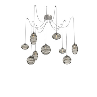 Misto Round 9pc Swag Multi-Pendant (1289|SCB0048-09-BS-OS-C01-E2)