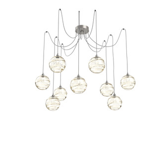 Terra Round 9pc Swag Multi-Pendant (1289|SCB0047-09-BS-OA-C01-E2)
