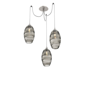 Ellisse Round 3pc Swag Multi-Pendant (1289|SCB0035-03-BS-OS-C01-E2)