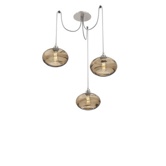 Coppa Round 3pc Swag Multi-Pendant (1289|SCB0036-03-BS-OB-C01-E2)
