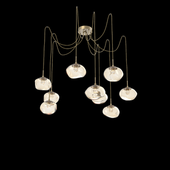 Nova Round 9pc Swag Multi-Pendant (LED) (1289|SCB0068-09-GB-FA-C01-L3)