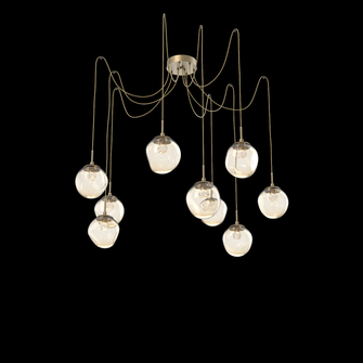 Aster Round 9pc Swag Multi-Pendant (LED) (1289|SCB0066-09-GB-FA-C01-L3)