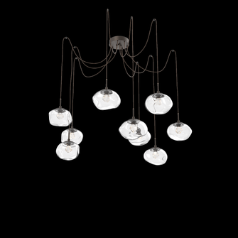 Nova Round 9pc Swag Multi-Pendant (LED) (1289|SCB0068-09-FB-ZC-C01-L1)