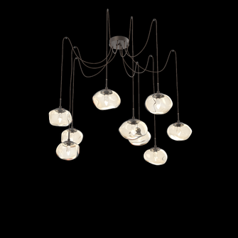 Nova Round 9pc Swag Multi-Pendant (LED) (1289|SCB0068-09-FB-GA-C01-L1)