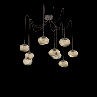 Nova Round 9pc Swag Multi-Pendant (LED) (1289|SCB0068-09-FB-FB-C01-L3)