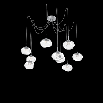 Nova Round 9pc Swag Multi-Pendant (LED) (1289|SCB0068-09-CS-FC-C01-L1)