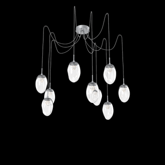 Meteo Round 9pc Swag Multi-Pendant (LED) (1289|SCB0067-09-CS-FC-C01-L1)