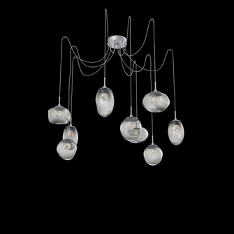 Cosmos Round 9pc Swag Multi-Pendant (LED) (1289|SCB0069-09-CS-ZS-C01-L1)