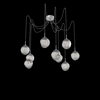 Aster Round 9pc Swag Multi-Pendant (LED) (1289|SCB0066-09-CS-ZS-C01-L1)