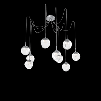 Aster Round 9pc Swag Multi-Pendant (LED) (1289|SCB0066-09-CS-ZC-C01-L1)