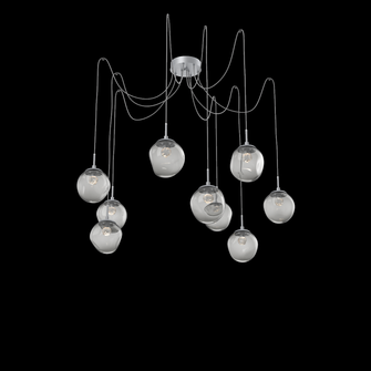 Aster Round 9pc Swag Multi-Pendant (LED) (1289|SCB0066-09-CS-FS-C01-L1)