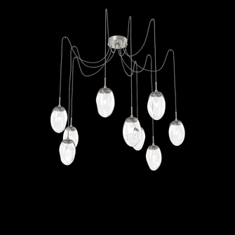 Meteo Round 9pc Swag Multi-Pendant (LED) (1289|SCB0067-09-BS-GC-C01-L1)