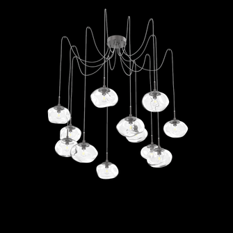 Nova Round 12pc Swag Multi-Pendant (Bulb) (1289|SCB0064-12-GP-C-C01-E2)