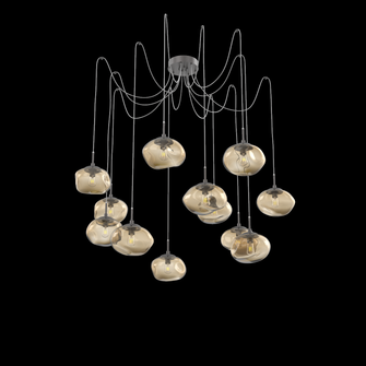 Nova Round 12pc Swag Multi-Pendant (Bulb) (1289|SCB0064-12-GP-B-C01-E2)