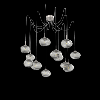 Nova Round 12pc Swag Multi-Pendant (Bulb) (1289|SCB0064-12-BS-S-C01-E2)