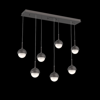 Cabochon Linear 7pc Multi-Pendant (1289|PLB0093-07-GP-WL-C01-L1-MS)