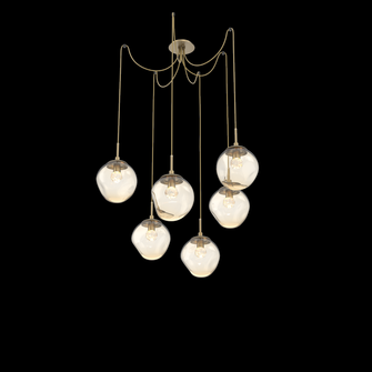 Aster Round 6pc Swag Multi-Pendant (LED) (1289|SCB0066-06-GB-FA-C01-L1)