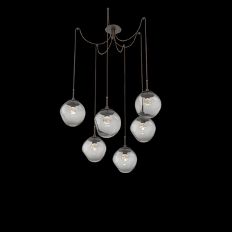 Aster Round 6pc Swag Multi-Pendant (LED) (1289|SCB0066-06-FB-FS-C01-L3)