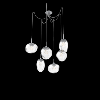 Cosmos Round 6pc Swag Multi-Pendant (LED) (1289|SCB0069-06-CS-ZC-C01-L3)