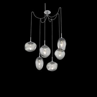 Cosmos Round 6pc Swag Multi-Pendant (LED) (1289|SCB0069-06-CS-GS-C01-L3)