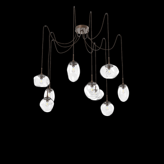 Cosmos Round 9pc Swag Multi-Pendant (Bulb) (1289|SCB0065-09-BB-C-C01-E2)