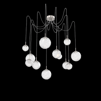 Gaia Round 12pc Swag Multi-Pendant (1289|SCB0092-12-BS-C-C01-L1)