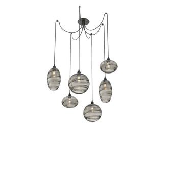 Misto Round 6pc Swag Multi-Pendant (1289|SCB0048-06-MB-OS-C01-E2)