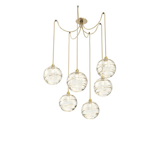 Terra Round 6pc Swag Multi-Pendant (1289|SCB0047-06-GB-OA-C01-E2)