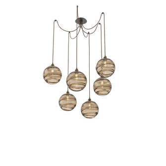 Terra Round 6pc Swag Multi-Pendant (1289|SCB0047-06-FB-OB-C01-E2)
