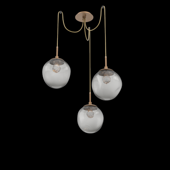 Aster Round 3pc Swag Multi-Pendant (LED) (1289|SCB0066-03-NB-FS-C01-L1)