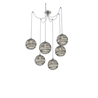 Terra Round 6pc Swag Multi-Pendant (1289|SCB0047-06-BS-OS-C01-E2)
