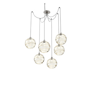 Terra Round 6pc Swag Multi-Pendant (1289|SCB0047-06-BS-OA-C01-E2)
