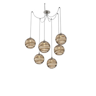 Terra Round 6pc Swag Multi-Pendant (1289|SCB0047-06-BS-OB-C01-E2)