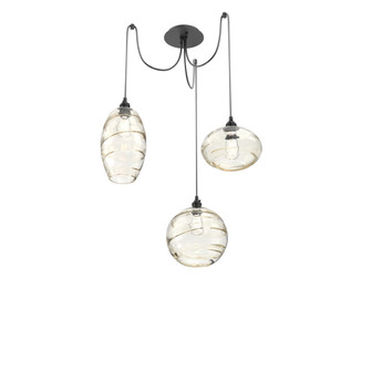 Misto Round 3pc Swag Multi-Pendant (1289|SCB0048-03-MB-OA-C01-E2)
