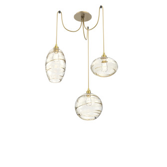 Misto Round 3pc Swag Multi-Pendant (1289|SCB0048-03-GB-OA-C01-E2)