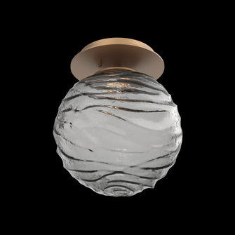 Single Glass Sconce & Flush Mount - Gaia (1289|SMB0092-01-NB-S-L1)