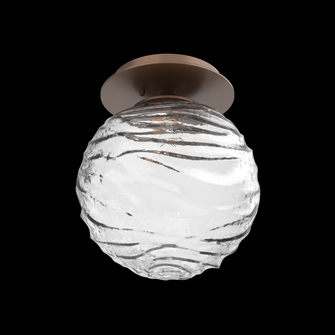 Single Glass Sconce & Flush Mount - Gaia (1289|SMB0092-01-BB-C-L1)