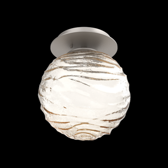 Single Glass Sconce & Flush Mount - Gaia (1289|SMB0092-01-BS-A-L1)