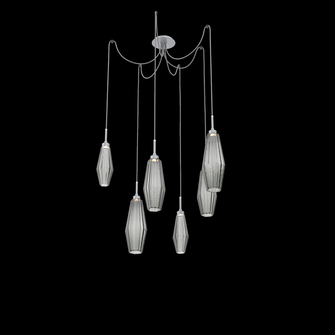Aalto Round 6pc Swag Multi-Pendant (1289|SCB0049-06-CS-RS-C01-L1)