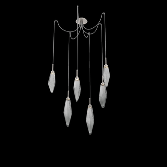 Rock Crystal Round 6pc Swag Multi-Pendant (1289|SCB0050-06-BS-CS-C01-L1)