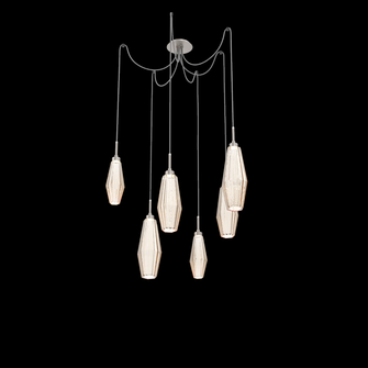 Aalto Round 6pc Swag Multi-Pendant (1289|SCB0049-06-BS-RA-C01-L1)