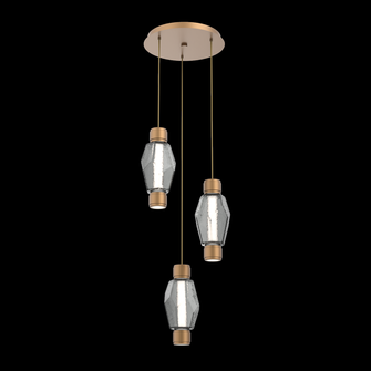 Mandrel Round 3pc Multi-Pendant - Gem (1289|CHB0039-D3-NB-S-C01-L3)