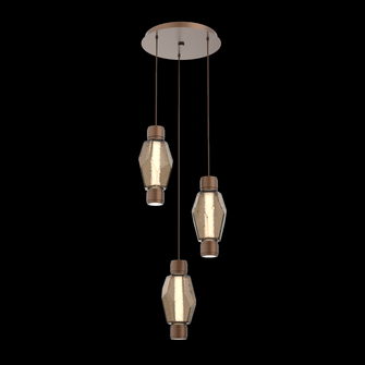 Mandrel Round 3pc Multi-Pendant - Gem (1289|CHB0039-D3-BB-B-C01-L3)