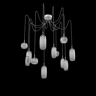 Vessel Round 12pc Swag Multi-Pendant (1289|SCB0091-12-CS-S-C01-L3)
