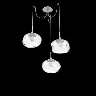 Nova Round 3pc Swag Multi-Pendant (LED) (1289|SCB0068-03-CS-FC-C01-L1)